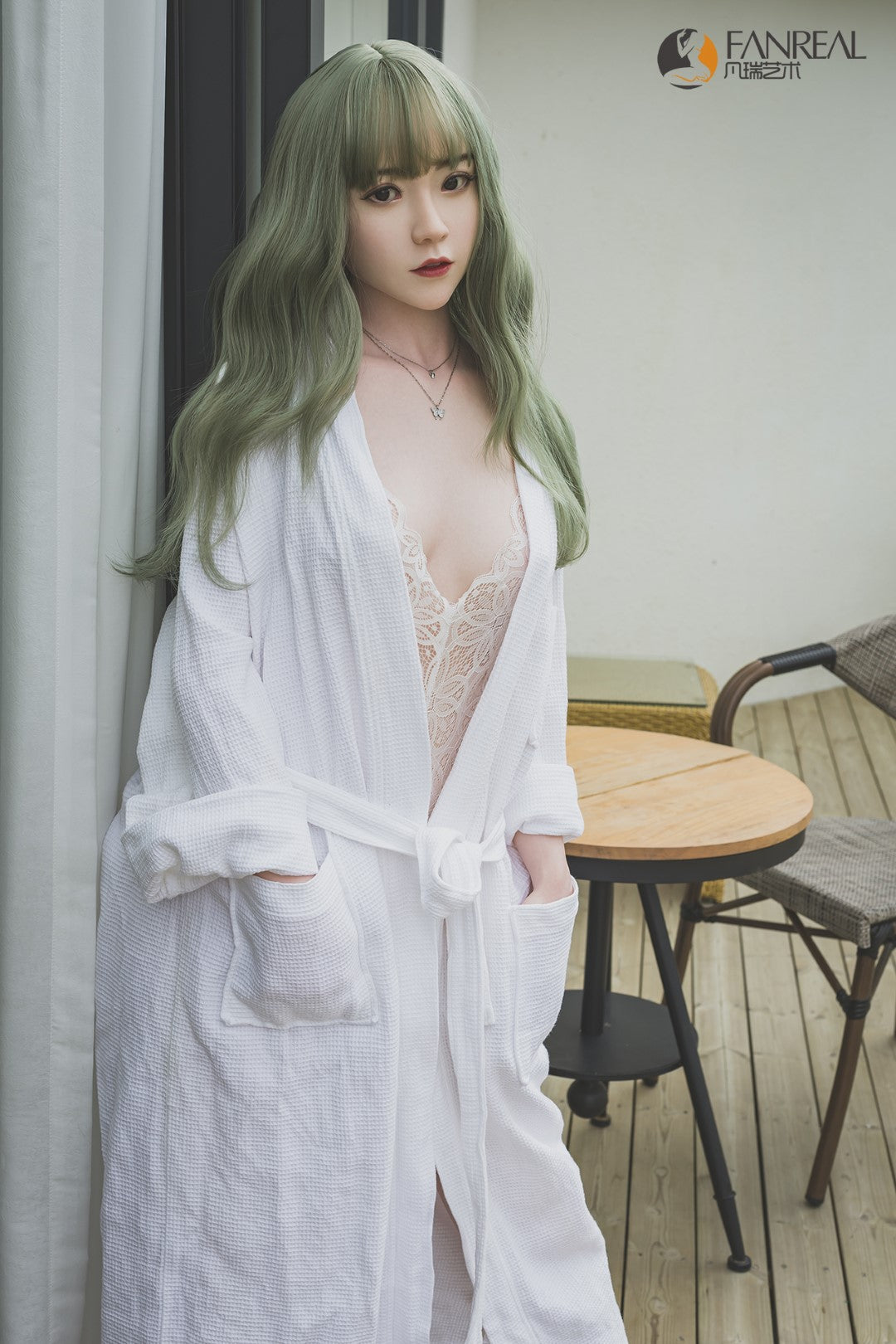 Qian seksnukk (FanReal Doll 158cm B tass silikoon)