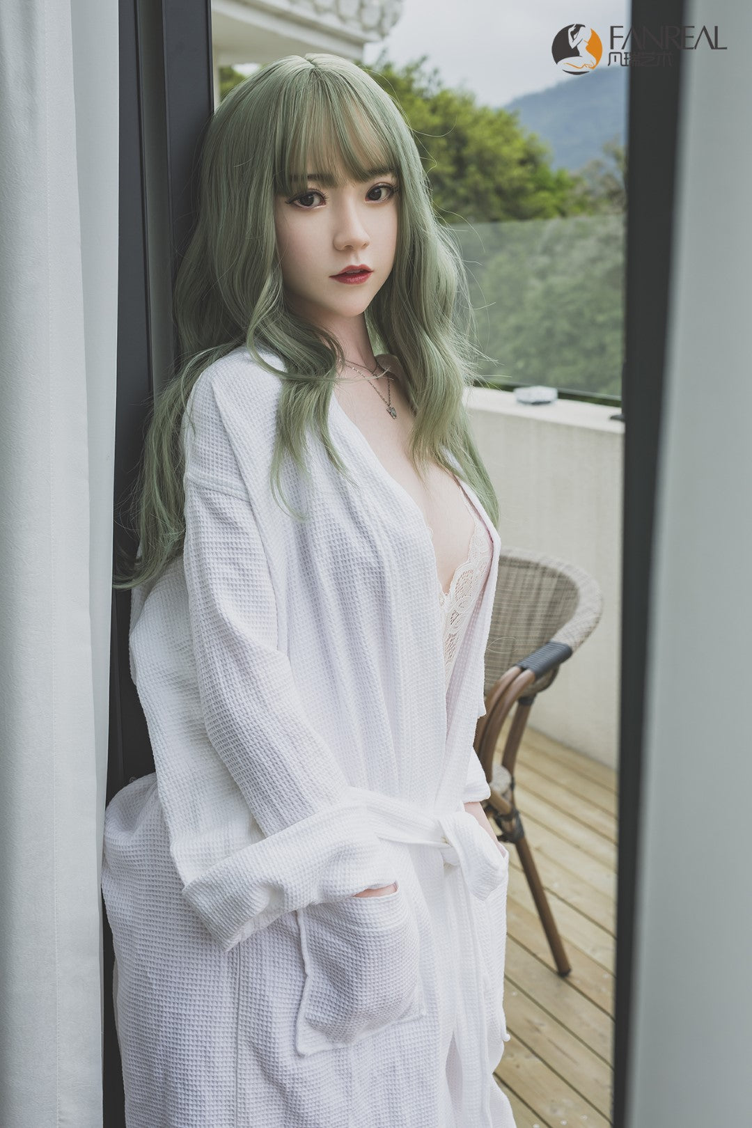 Qian seksnukk (FanReal Doll 158cm B tass silikoon)