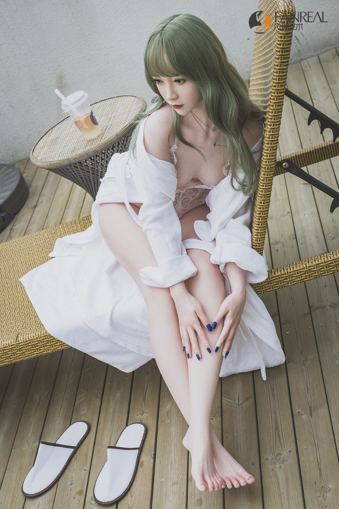 Qian seksnukk (FanReal Doll 158cm B tass silikoon)