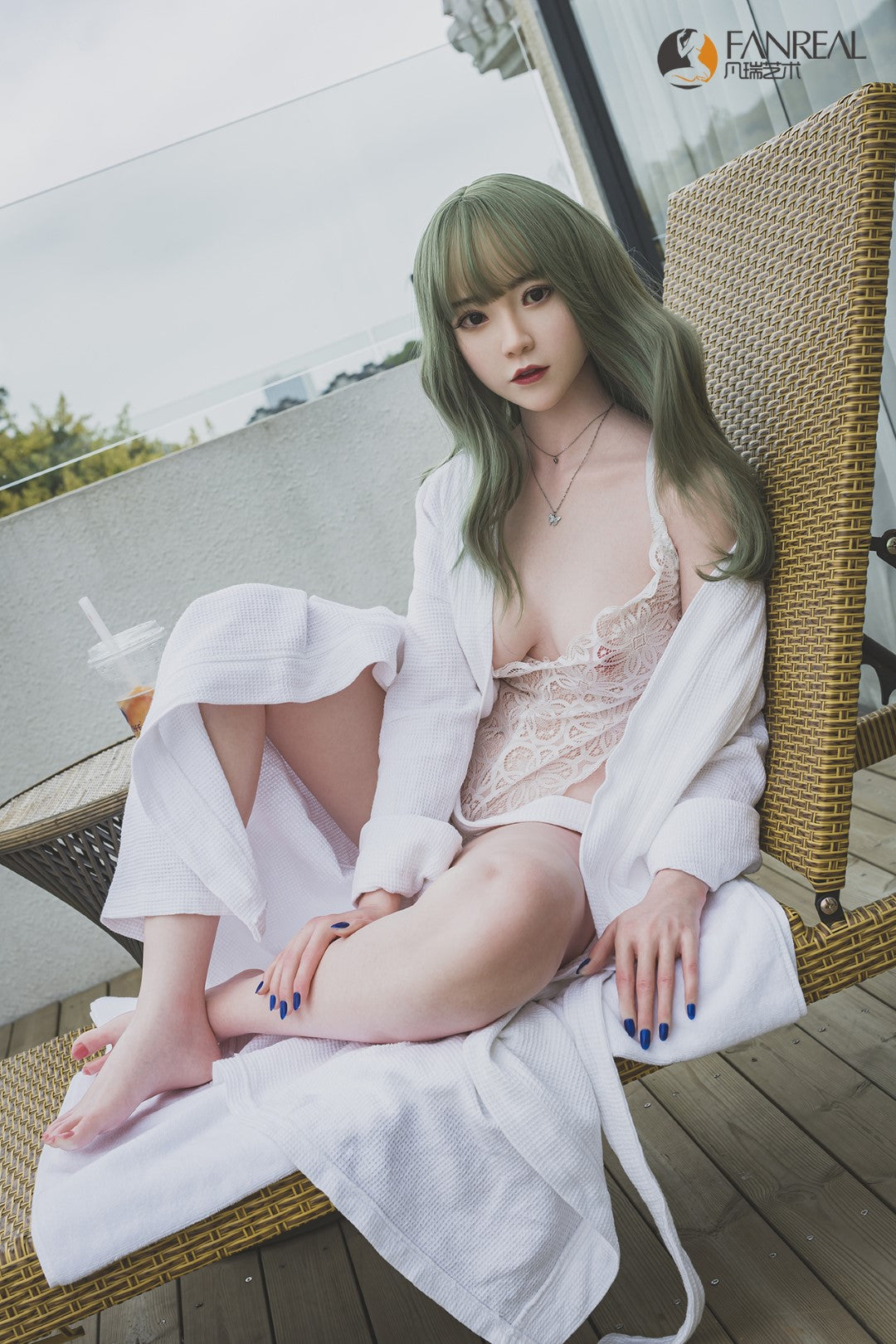 Qian seksnukk (FanReal Doll 158cm B tass silikoon)