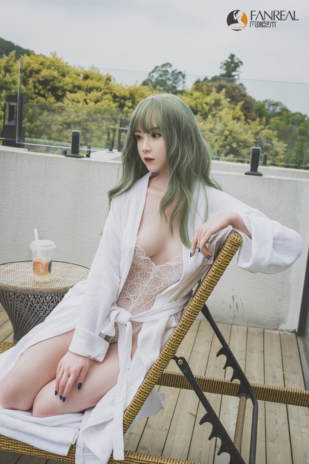 Qian seksnukk (FanReal Doll 158cm B tass silikoon)
