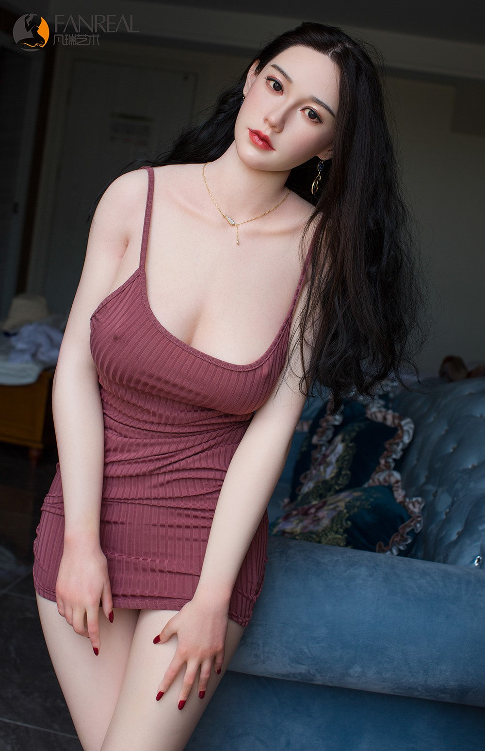 Vivi Sexdocka (FanReal Doll 172cm E-kupa Silikon)