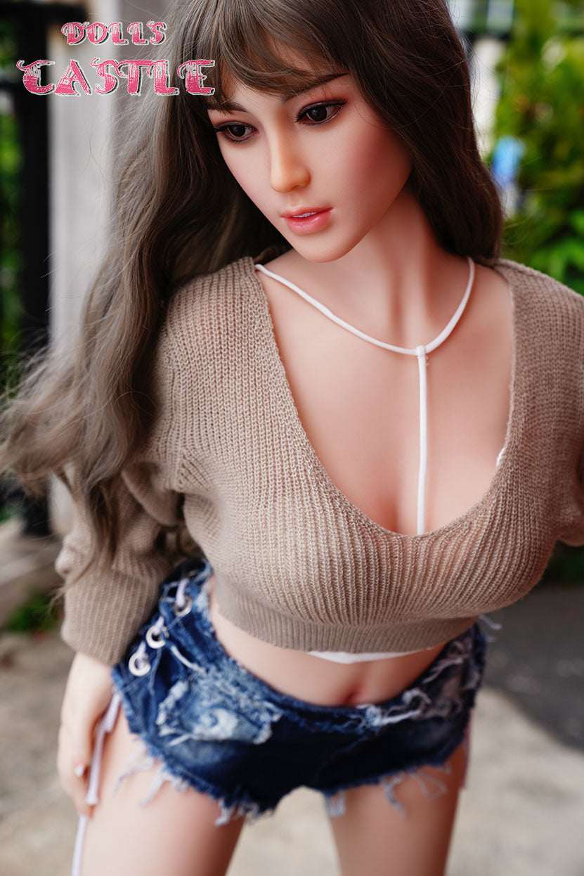 Mina seksnukk (Dolls Castle 156 cm B-Cup #82 silikoon)