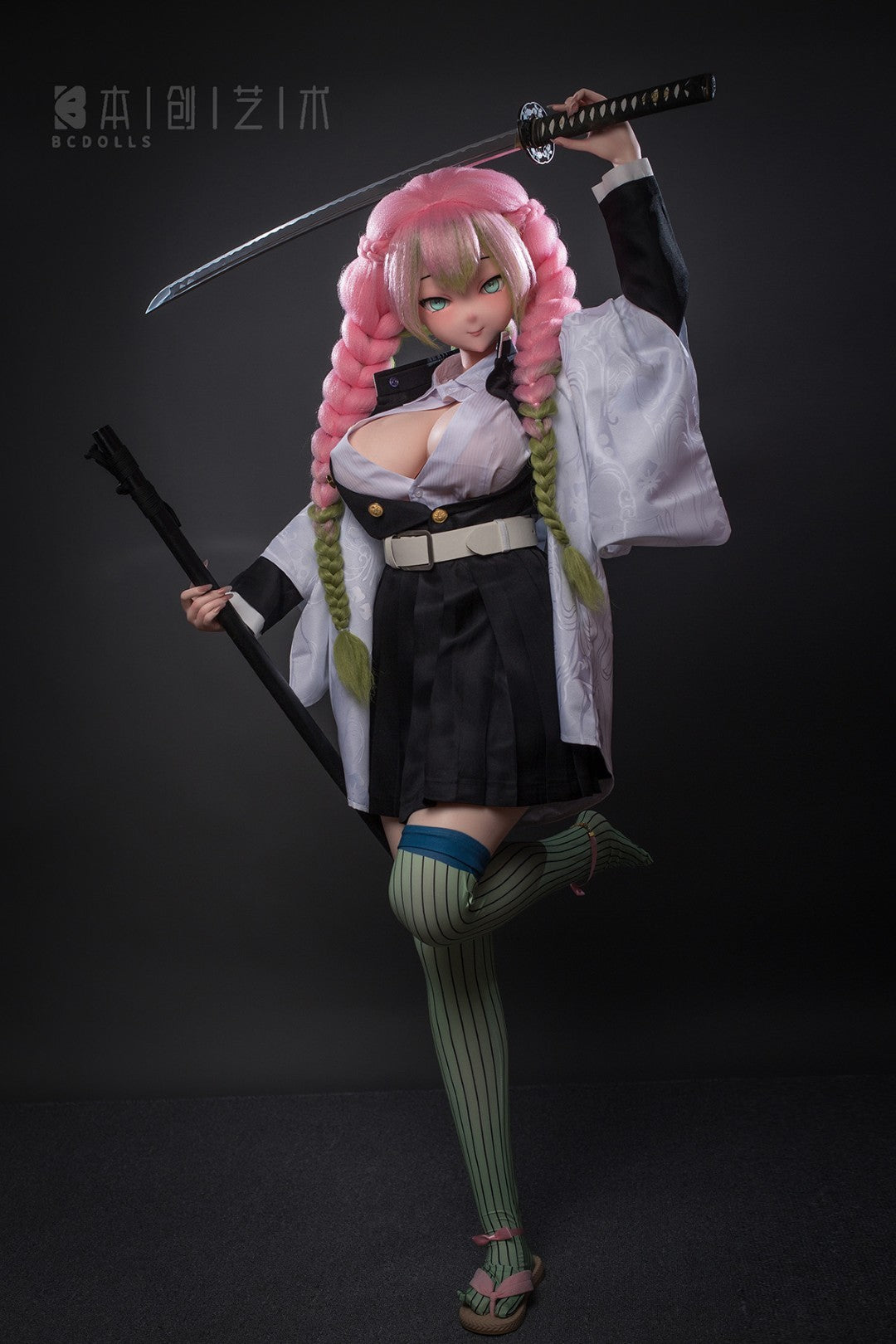 Mitsuri Kanroji seksnukk (BC-Doll 155 cm J-Cup #O03 silikoon)