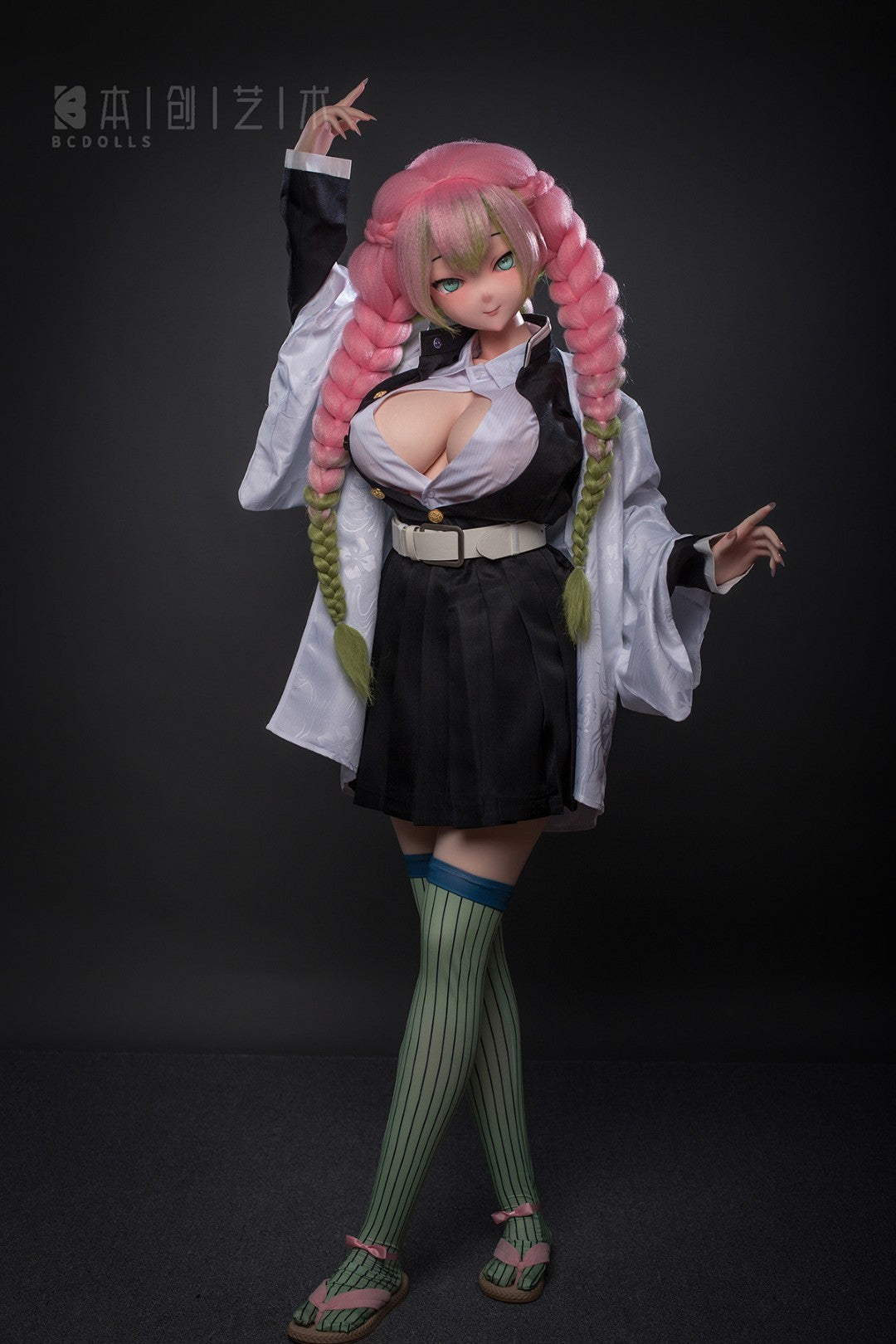 Mitsuri Kanroji seksnukk (BC-Doll 155 cm J-Cup #O03 silikoon)