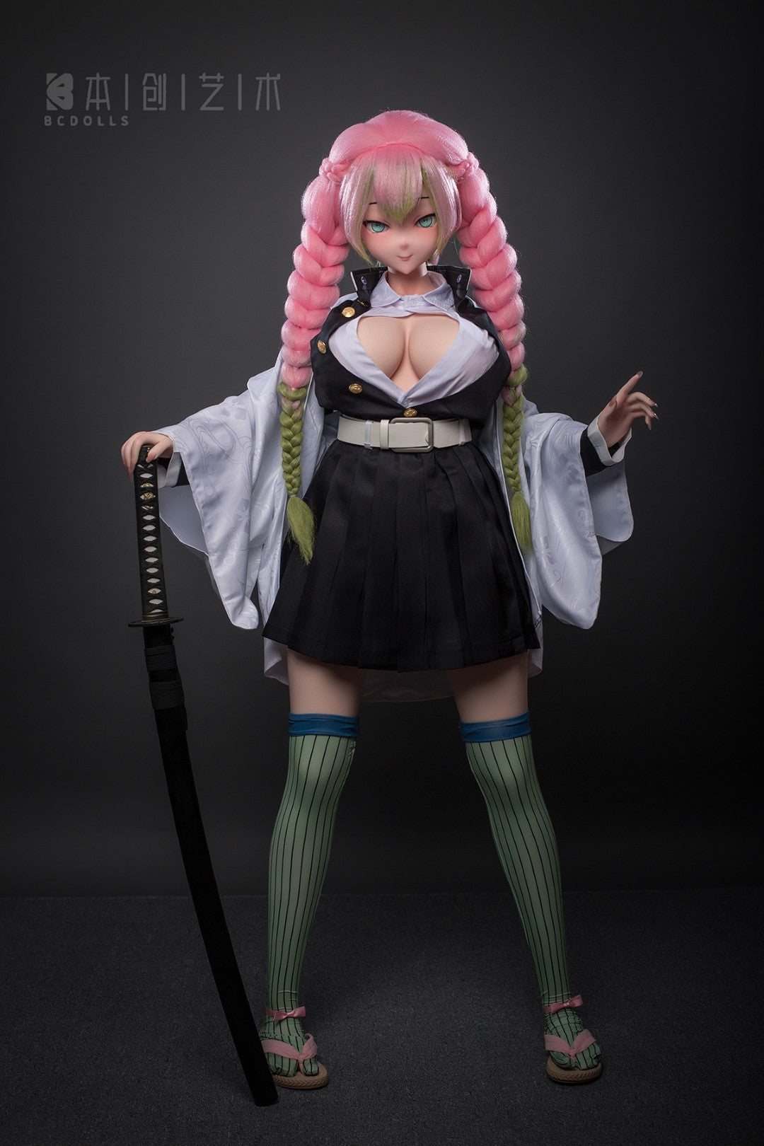 Mitsuri Kanroji seksnukk (BC-Doll 155 cm J-Cup #O03 silikoon)