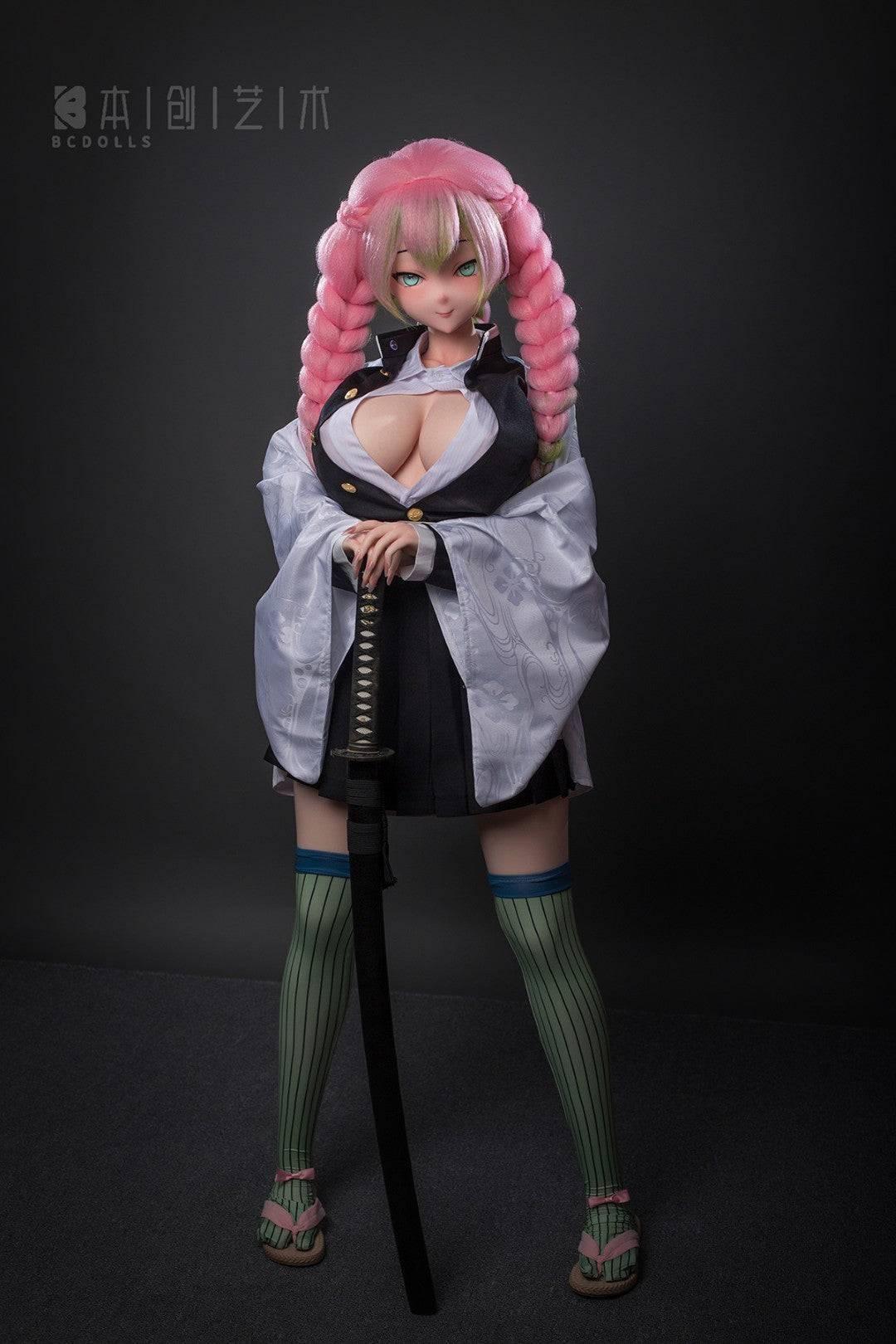 Mitsuri Kanroji seksnukk (BC-Doll 155 cm J-Cup #O03 silikoon)