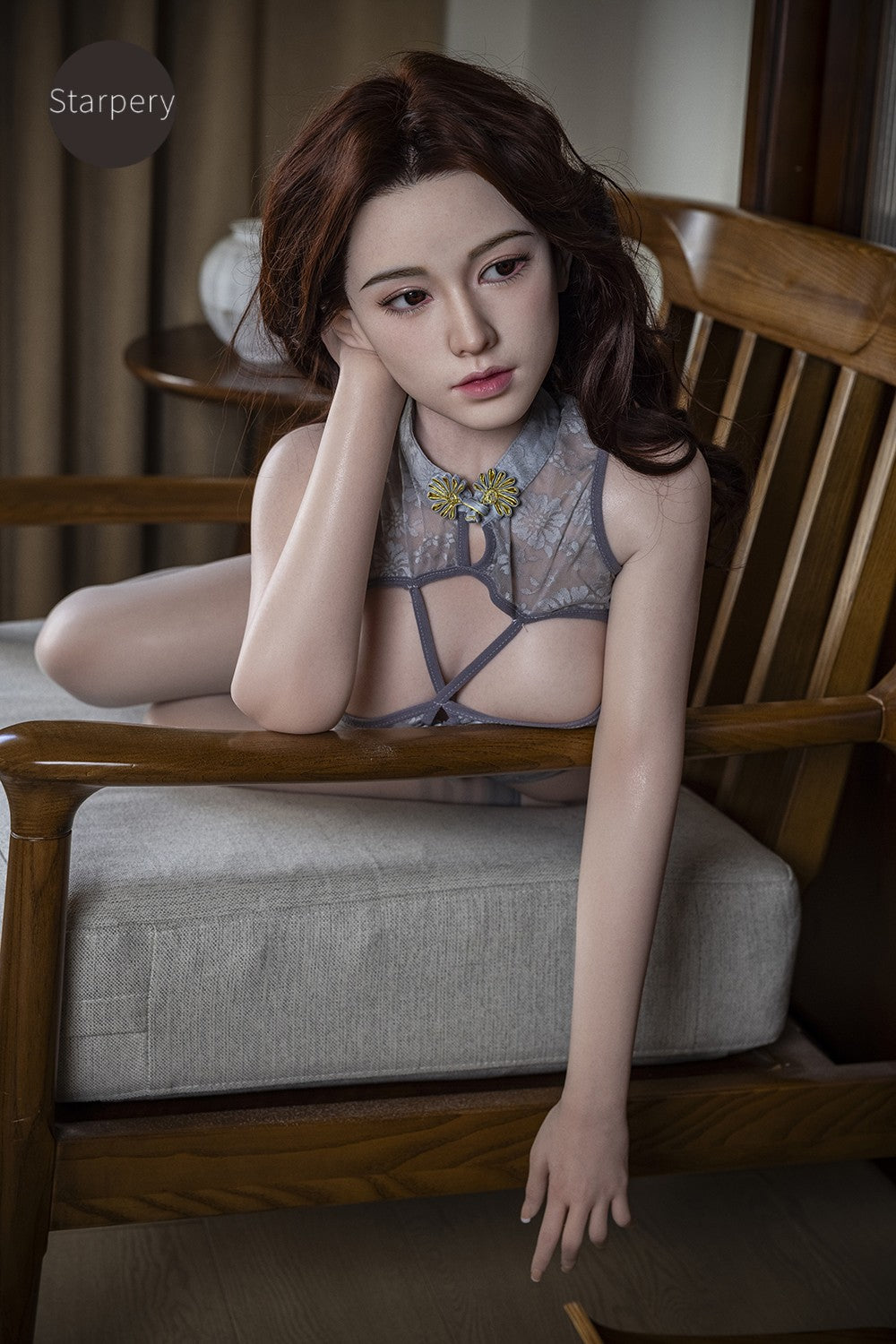 Nina seksnukk (Starpery 151 cm B-tass TPE + silikoon)