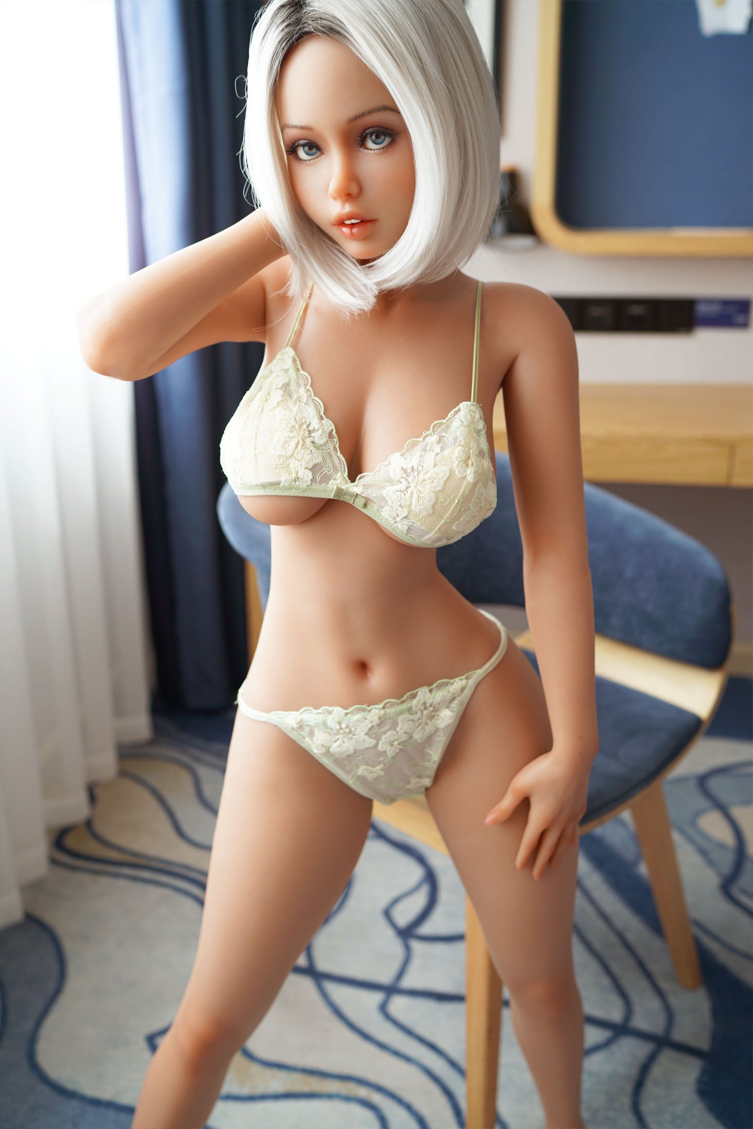 Ariel seksnukk (Piper Doll 140 cm G-Cup silikoon)