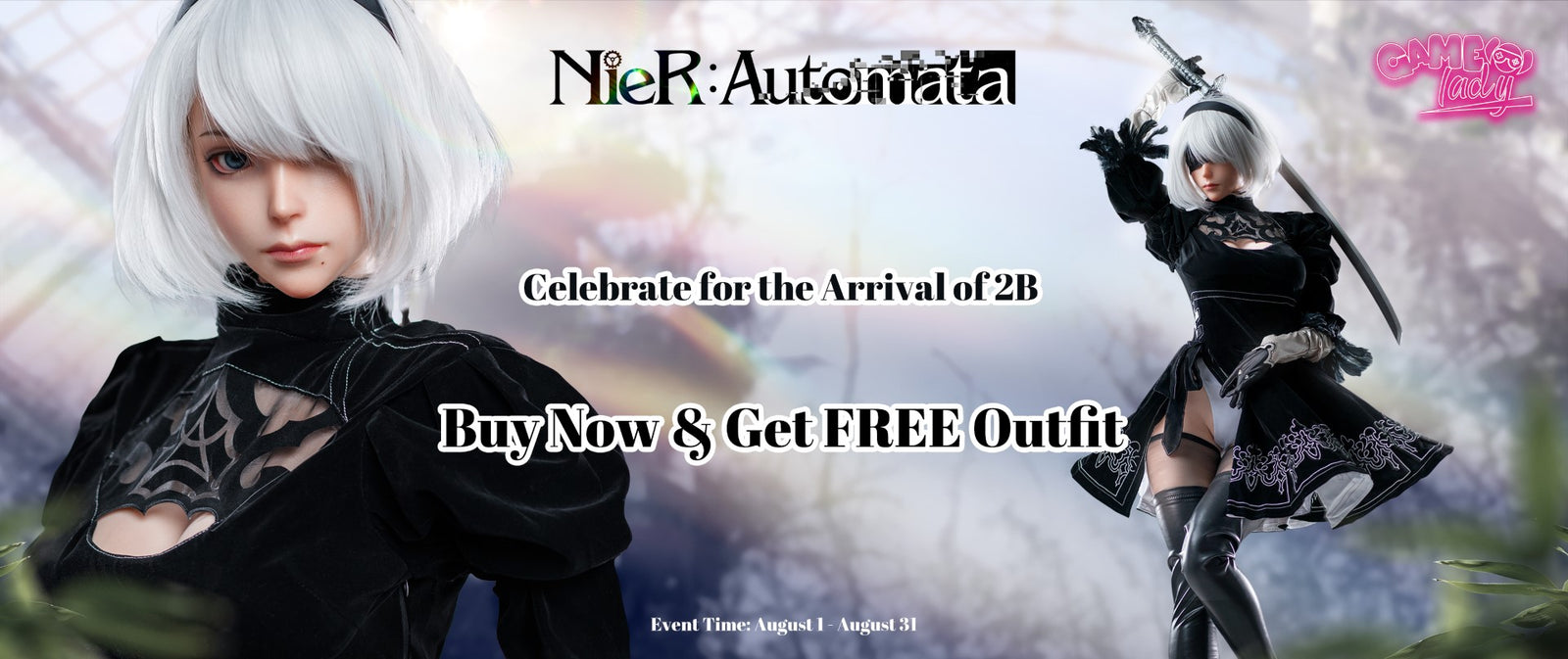 Yorha 2B seksnukk (Game Lady 171 cm E-Cup nr 18 silikoon)