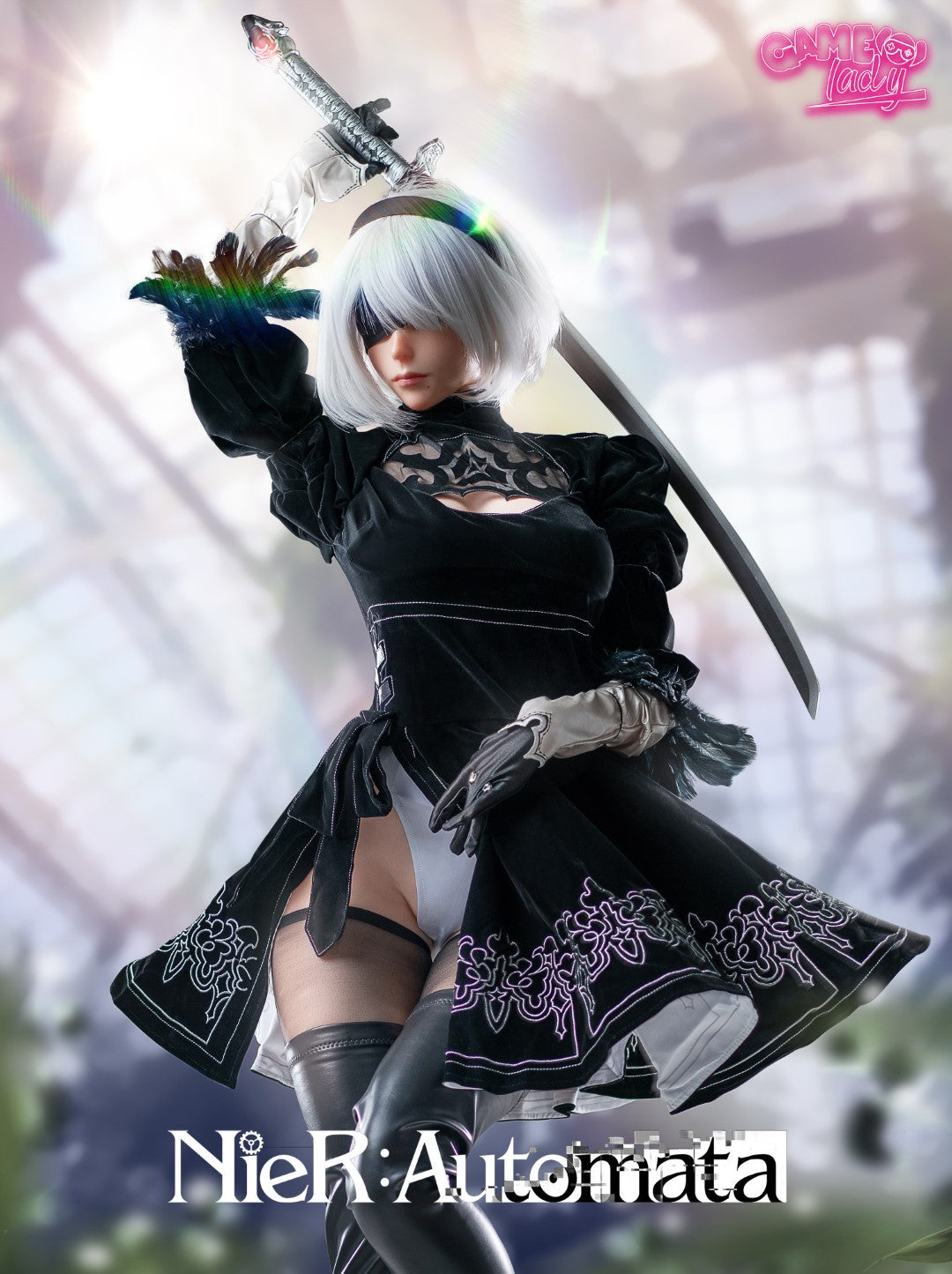 Yorha 2B seksnukk (Game Lady 171 cm E-Cup nr 18 silikoon) EXPRESS