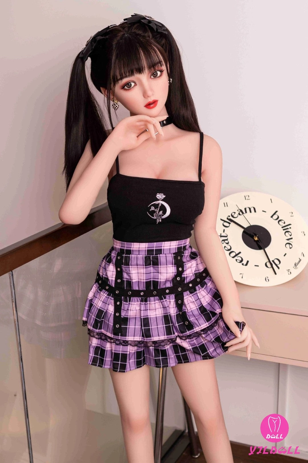 Jaylah seksnukk (YJL Doll 148 cm D-Cup #375 TPE + silikoon)