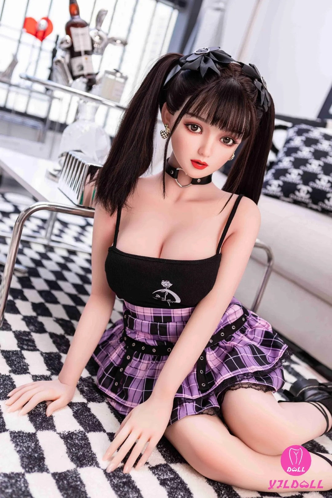 Jaylah seksnukk (YJL Doll 148 cm D-Cup #375 TPE + silikoon)
