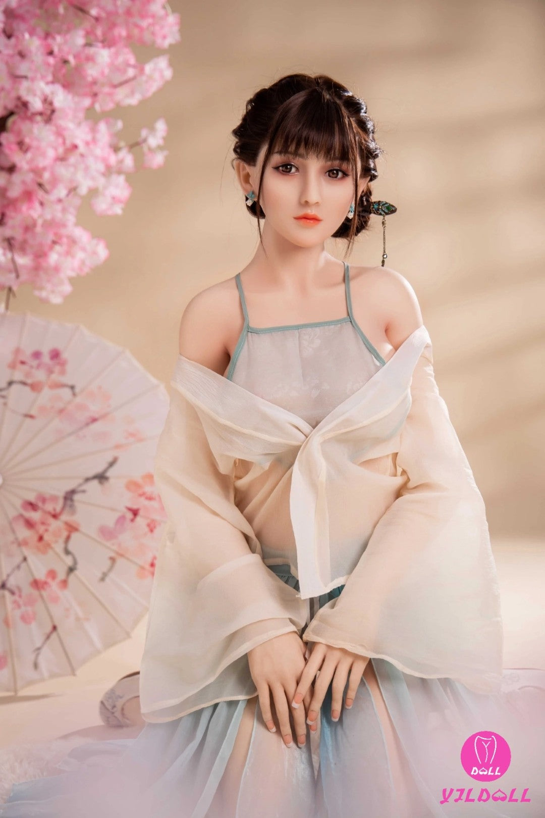 Zahra seksnukk (YJL Doll 165 cm D-Cup #262 TPE + silikoon)