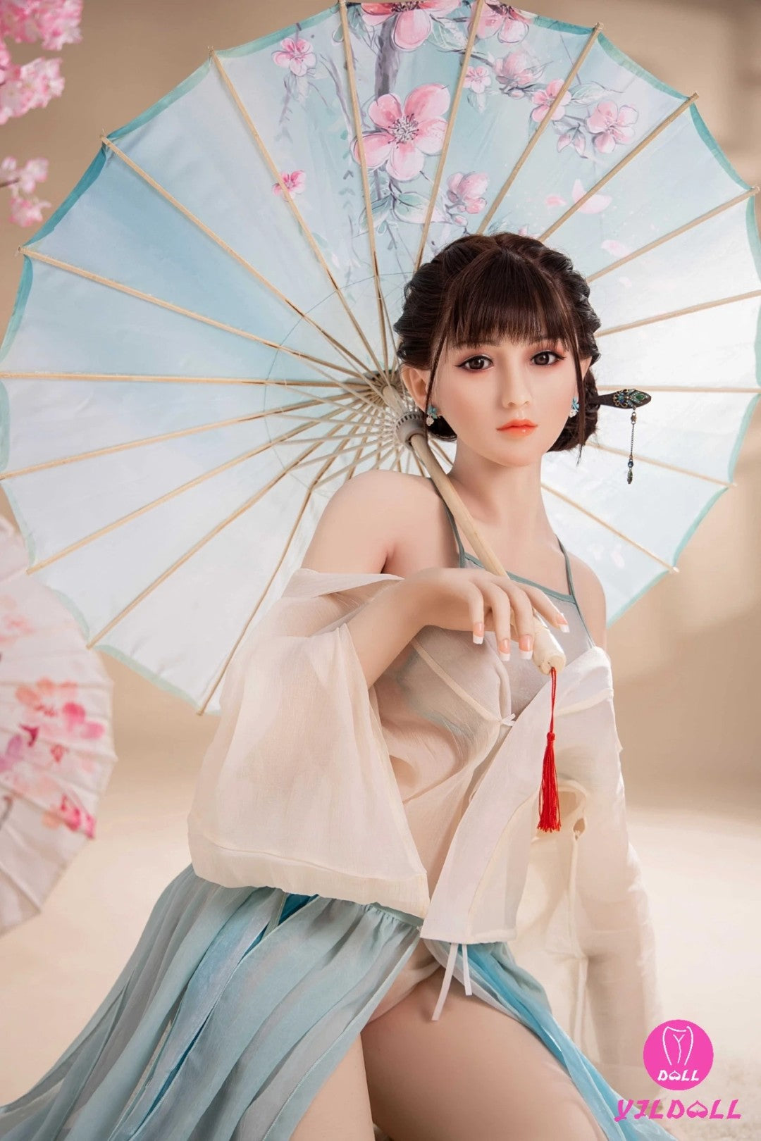 Zahra seksnukk (YJL Doll 165 cm D-Cup #262 TPE + silikoon)