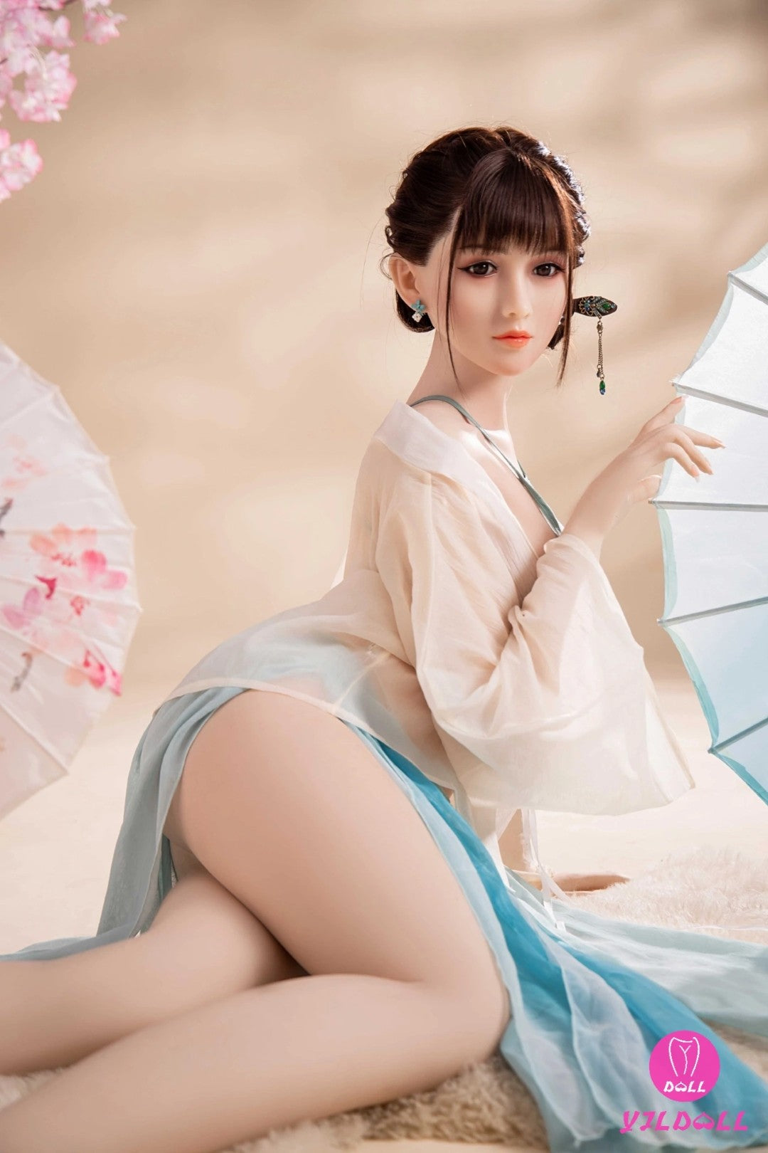 Zahra seksnukk (YJL Doll 165 cm D-Cup #262 TPE + silikoon)