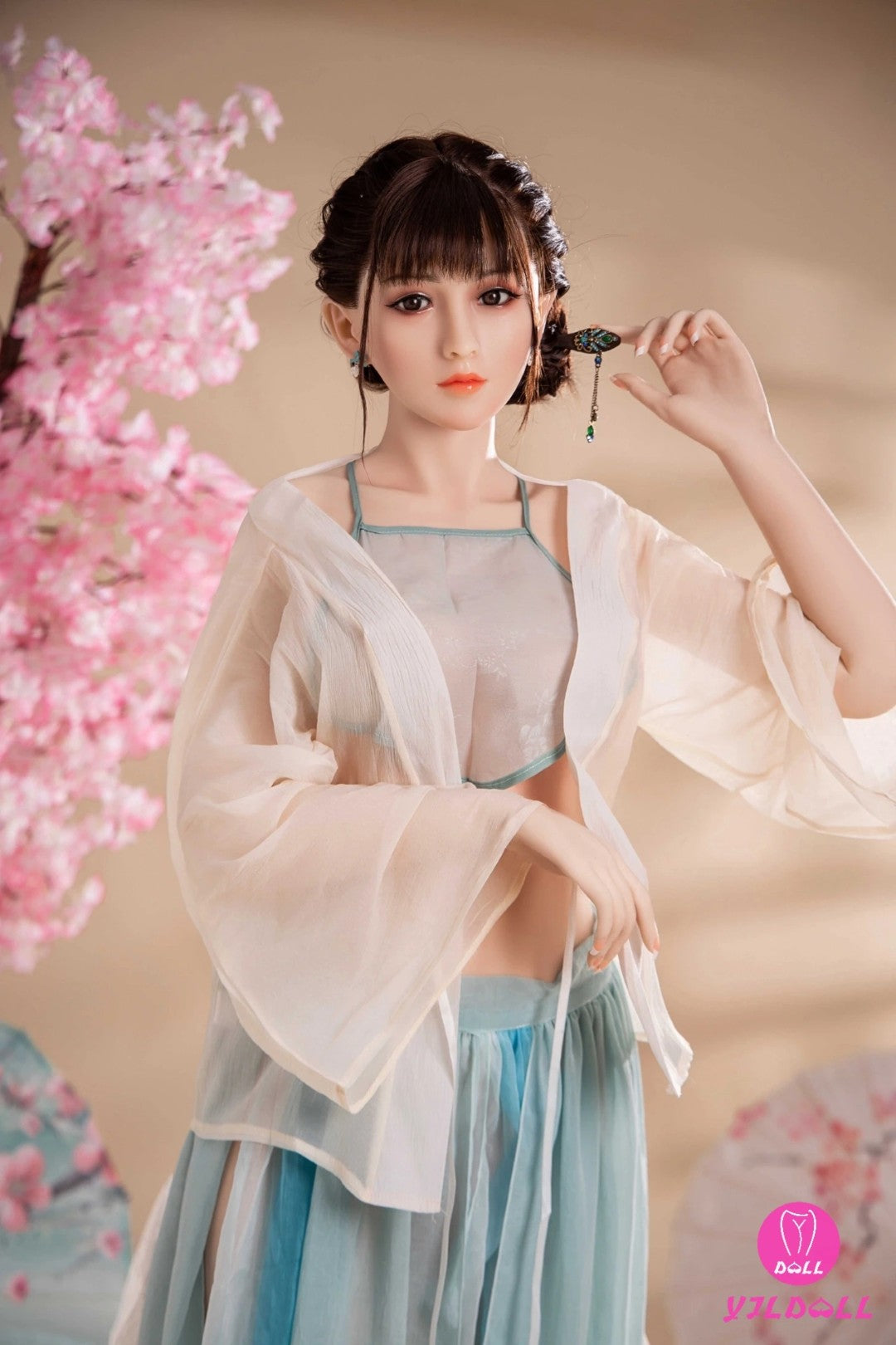 Zahra seksnukk (YJL Doll 165 cm D-Cup #262 TPE + silikoon)