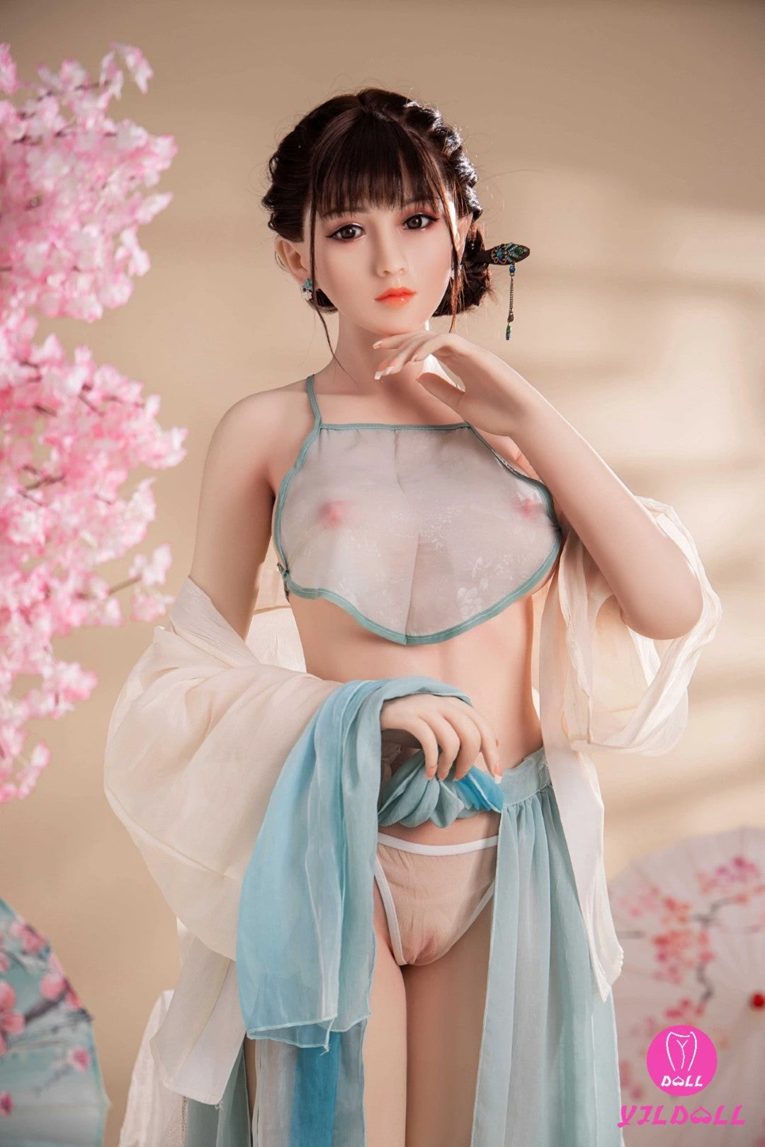 Zahra seksnukk (YJL Doll 165 cm D-Cup #262 TPE + silikoon)