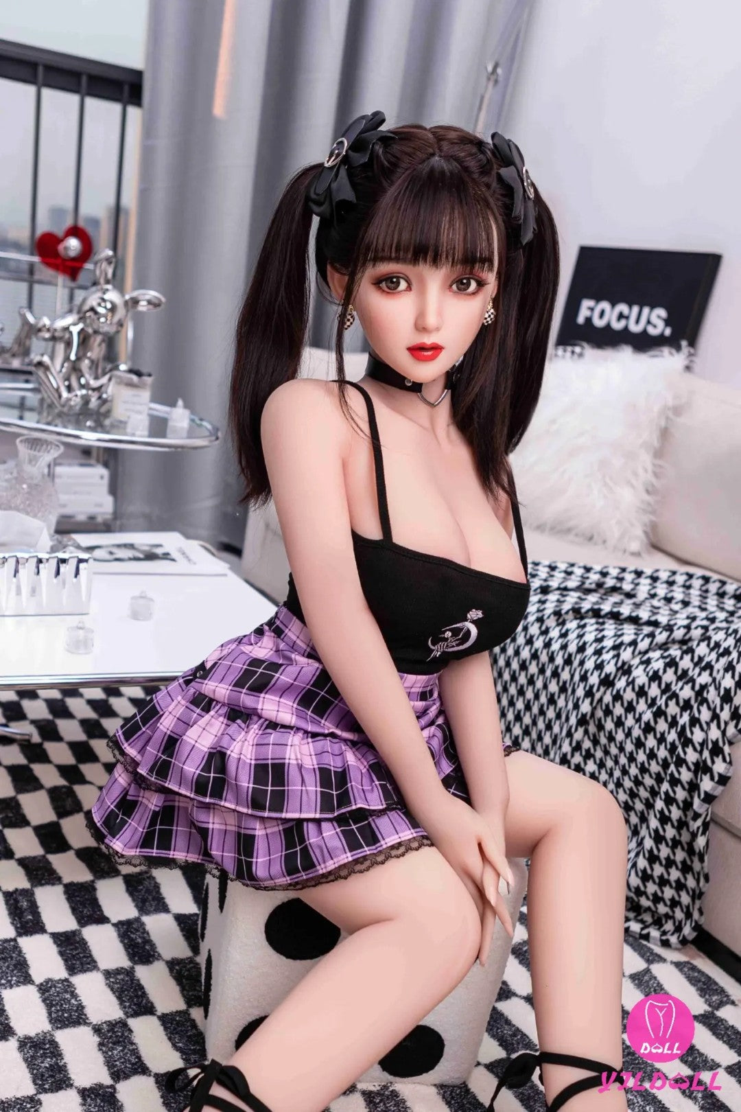 Jaylah seksnukk (YJL Doll 148 cm D-Cup #375 TPE + silikoon)