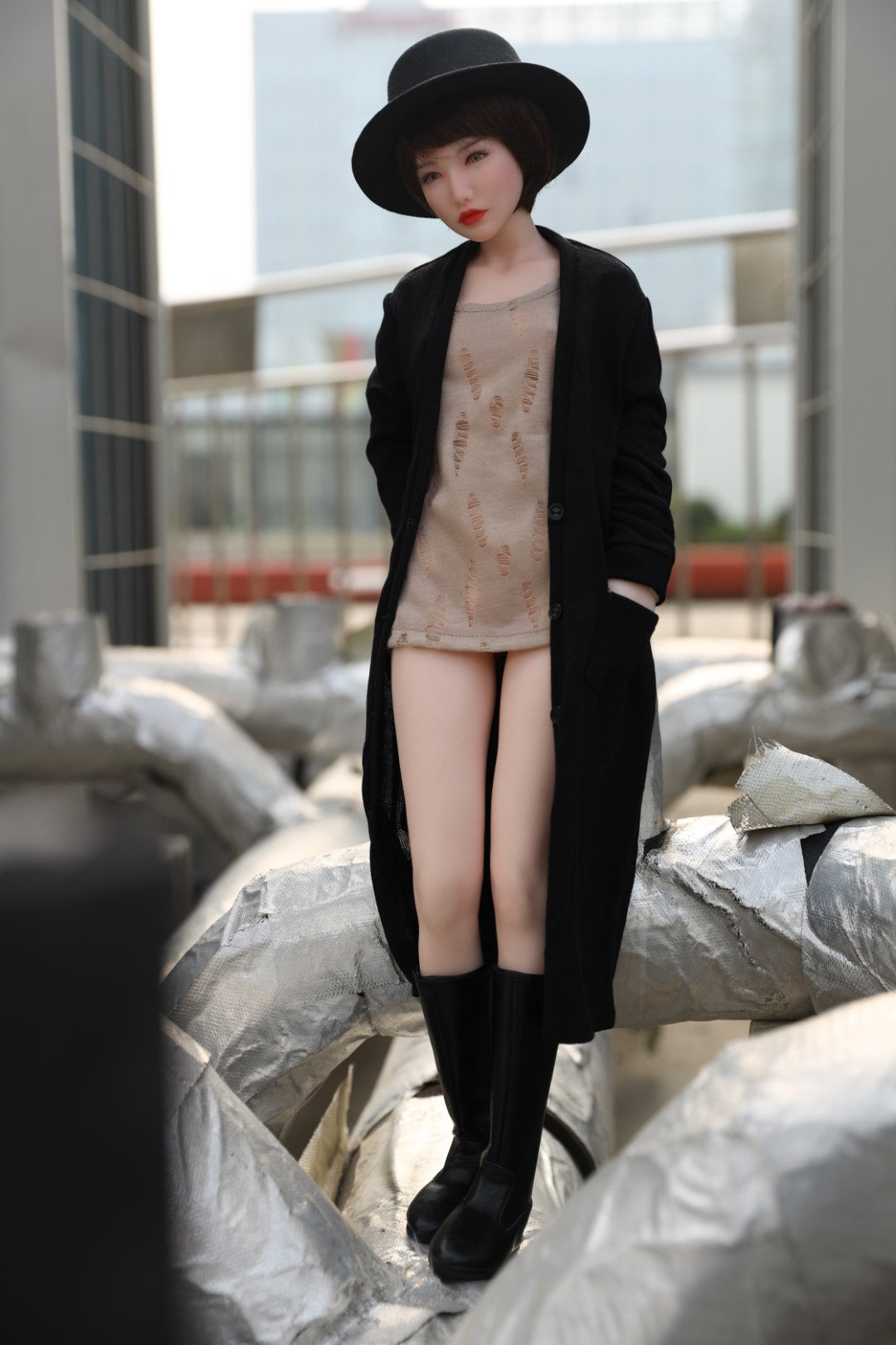 Reka seksnukk (Climax Doll Mini 60cm B-tass silikoon)
