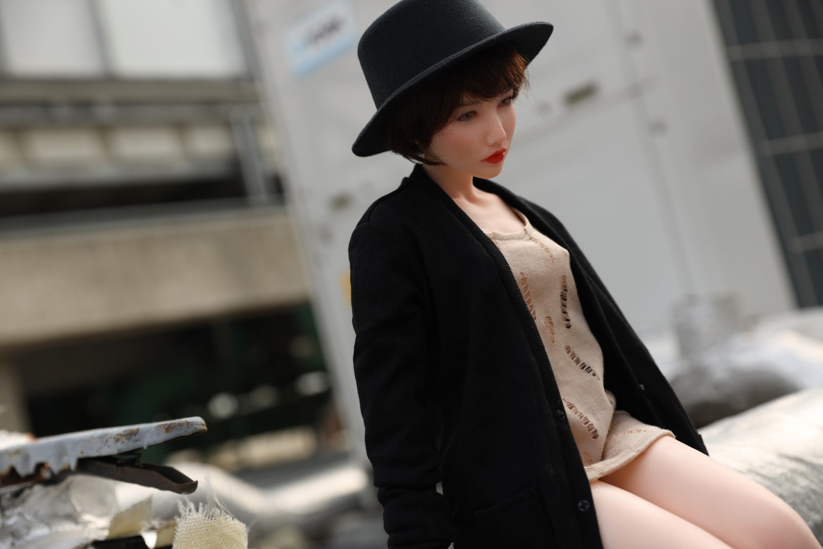 Reka seksnukk (Climax Doll Mini 60cm B-tass silikoon)