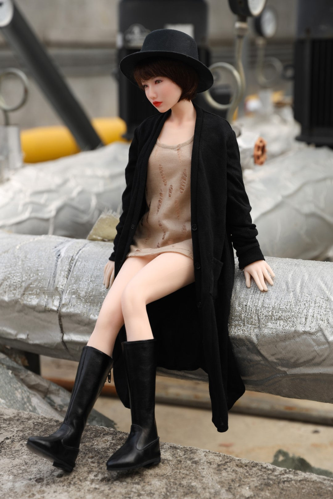 Reka seksnukk (Climax Doll Mini 60cm B-tass silikoon)