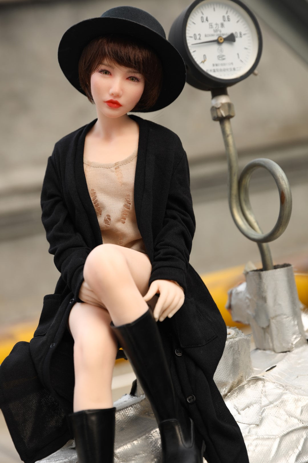 Reka seksnukk (Climax Doll Mini 60cm B-tass silikoon)