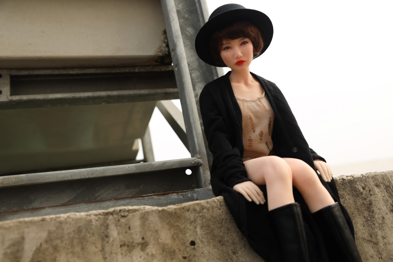 Reka seksnukk (Climax Doll Mini 60cm B-tass silikoon)