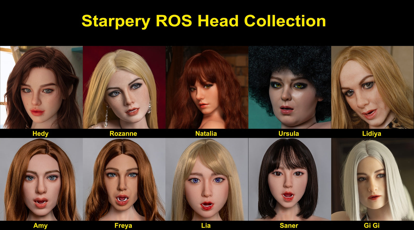 Extra huvud (Starpery Doll Original)