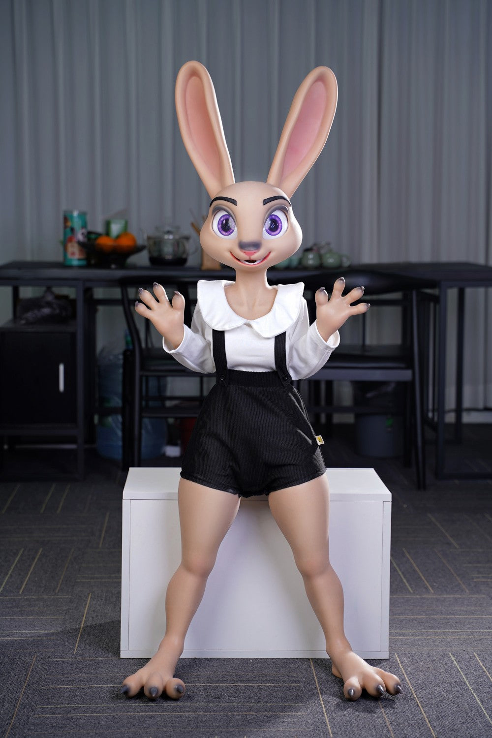 Jänese seksnukk (Dolls Castle 120 cm C-Cup silikoon) EXPRESS