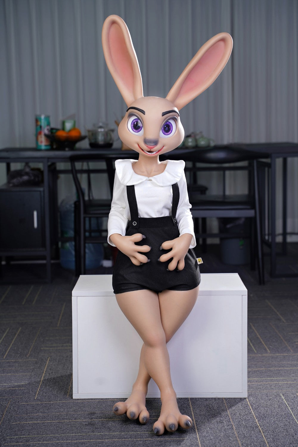 Jänese seksnukk (Dolls Castle 120 cm C-Cup silikoon) EXPRESS