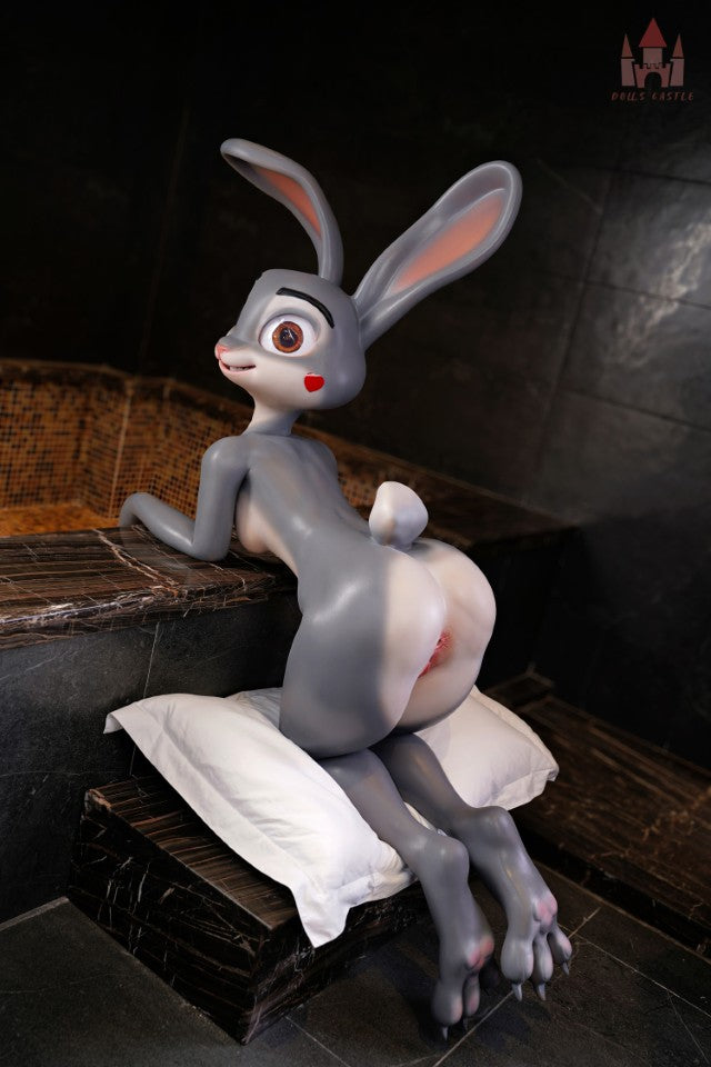 Judy jänes seksnukk (Dolls Castle 168 cm A-Cup silikoon)