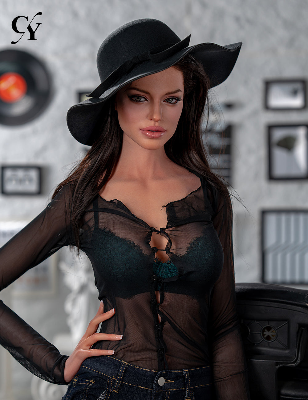 Scarlett seksnukk (TOP CYDOLL 170 cm D-tass TPE + silikoon)