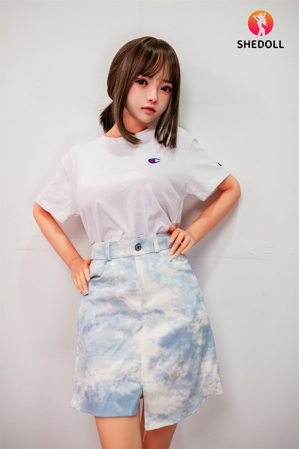 Roy seksnukk (SHEDOLL 148 cm D-Cup # SH001 TPE + silikoon)