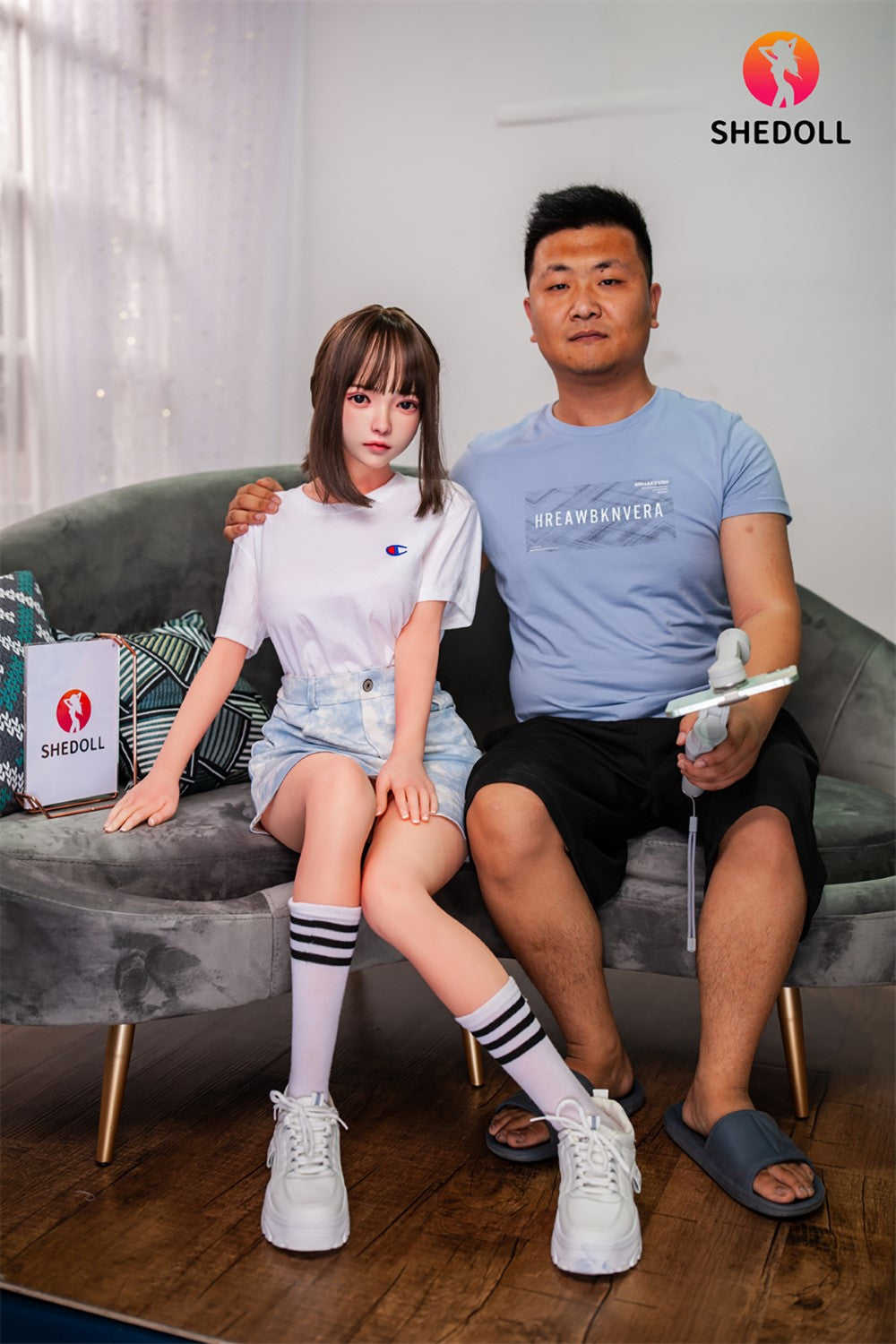 Roy seksnukk (SHEDOLL 148 cm D-Cup # SH001 TPE + silikoon)