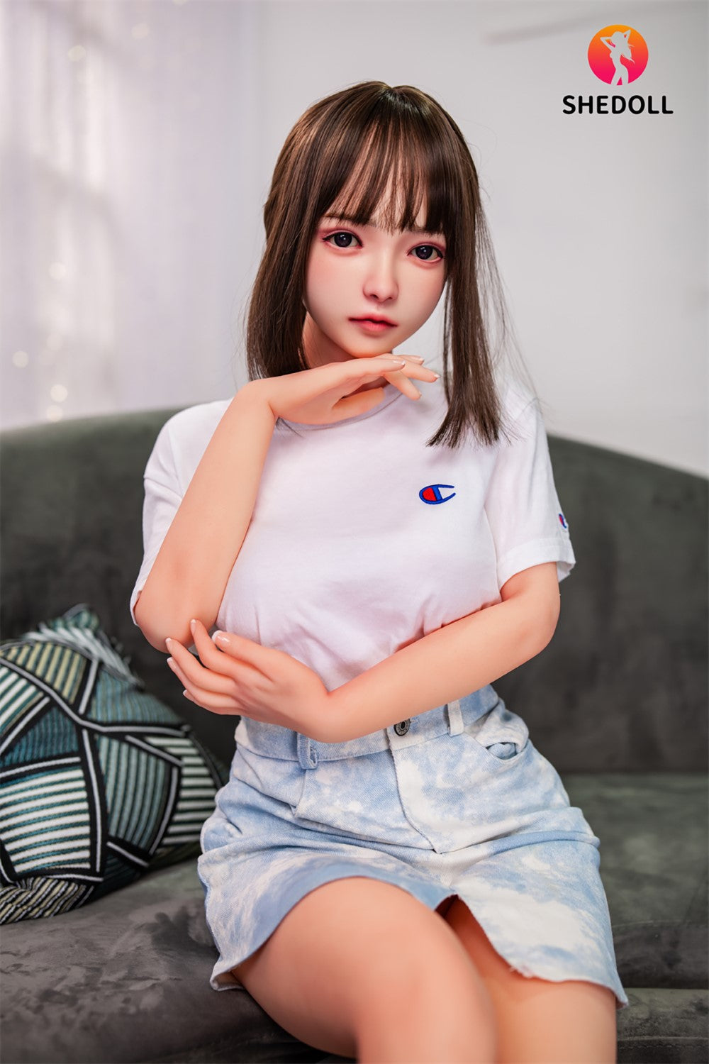 Roy seksnukk (SHEDOLL 148 cm D-Cup # SH001 TPE + silikoon)