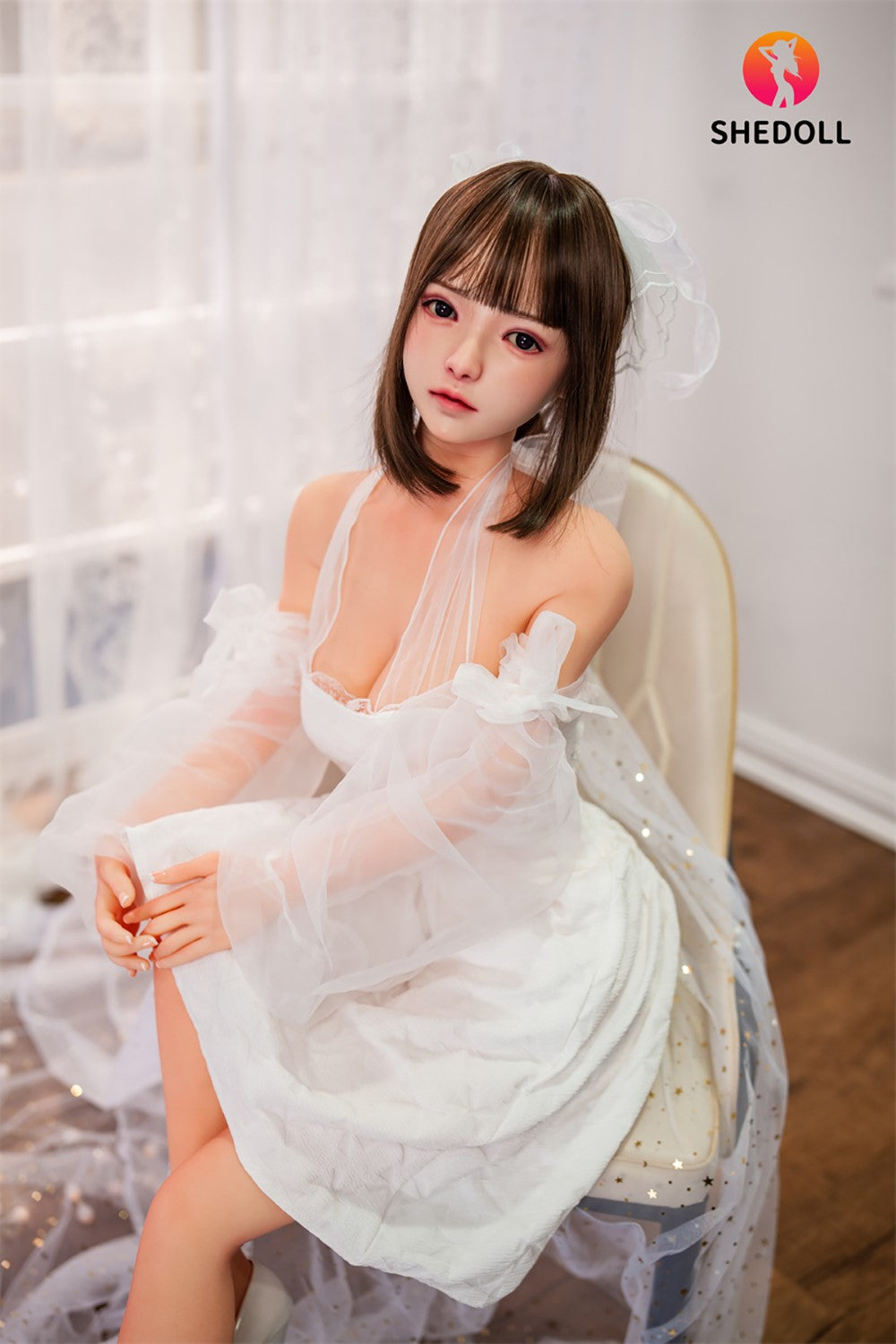 Roy seksnukk (SHEDOLL 148 cm D-Cup # SH001 TPE + silikoon)