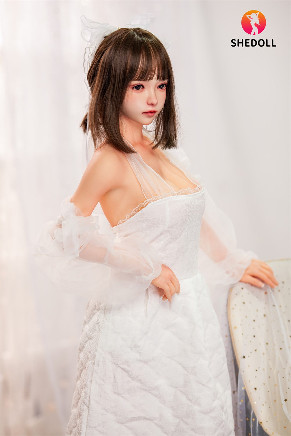Roy seksnukk (SHEDOLL 148 cm D-Cup # SH001 TPE + silikoon)