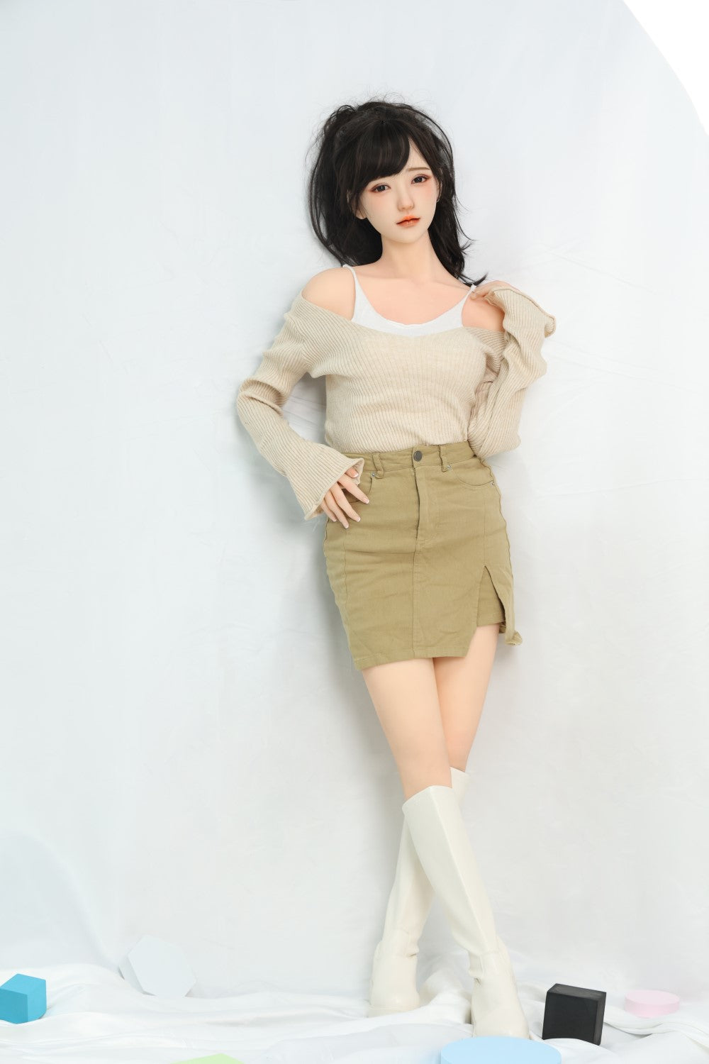 Charlene seksnukk (SHEDOLL 158 cm C-Cup # SH017 TPE + silikoon)