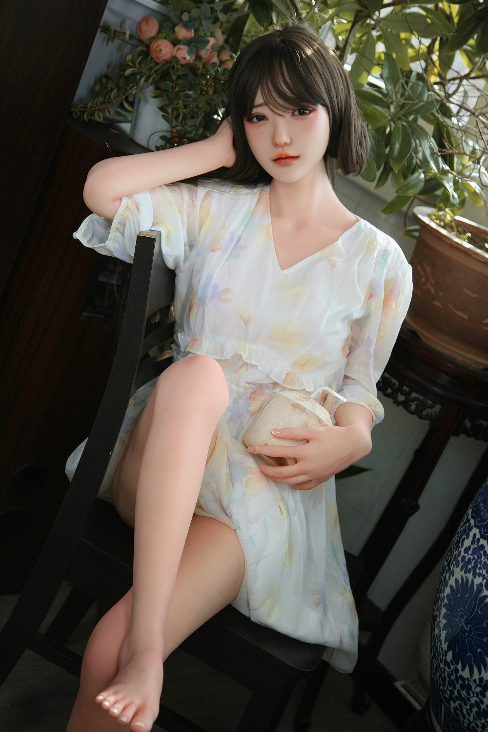 Charlene seksnukk (SHEDOLL 158 cm C-Cup # SH020 TPE + silikoon)
