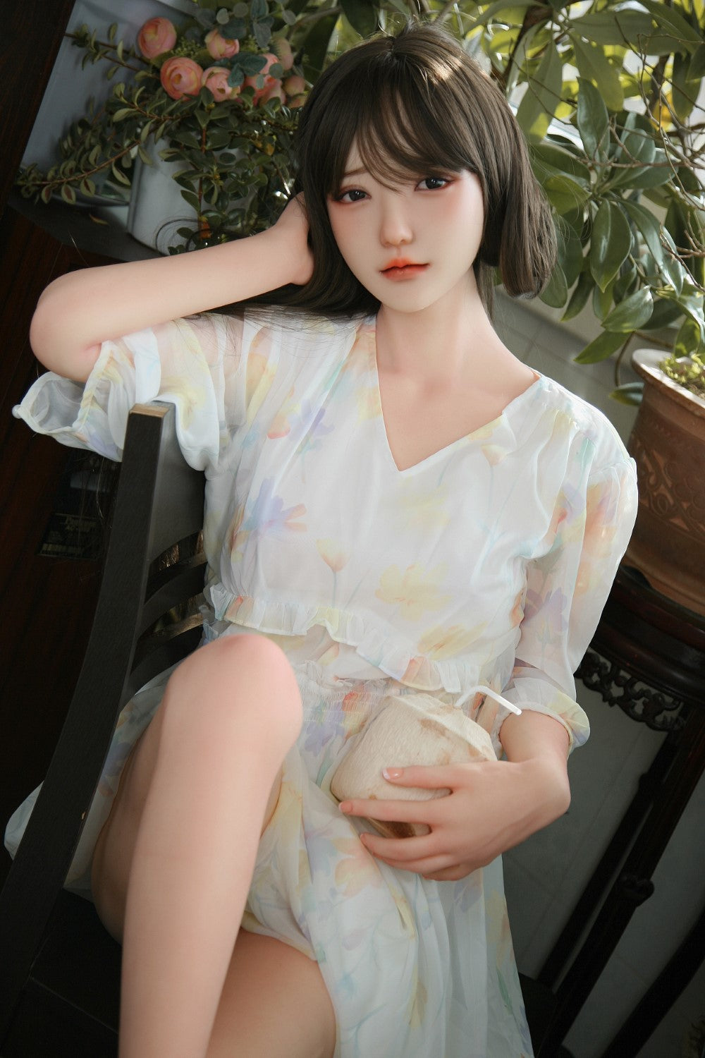 Charlene seksnukk (SHEDOLL 158 cm C-Cup # SH020 TPE + silikoon)