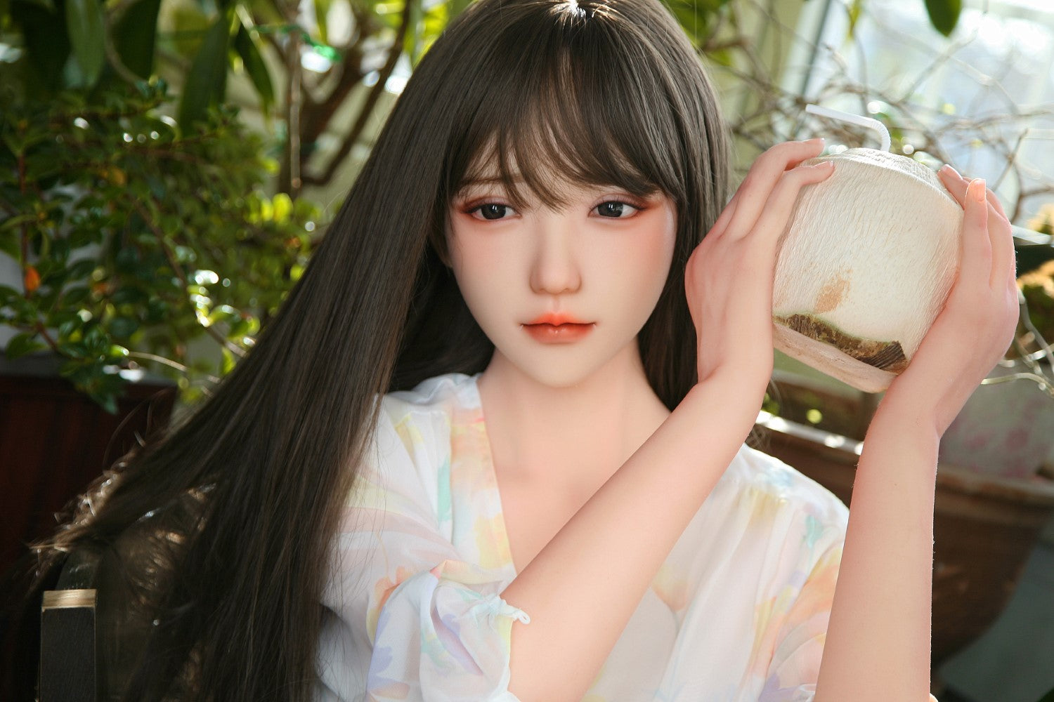 Charlene seksnukk (SHEDOLL 158 cm C-Cup # SH020 TPE + silikoon)