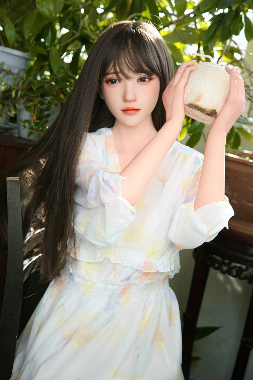 Charlene seksnukk (SHEDOLL 158 cm C-Cup # SH020 TPE + silikoon)