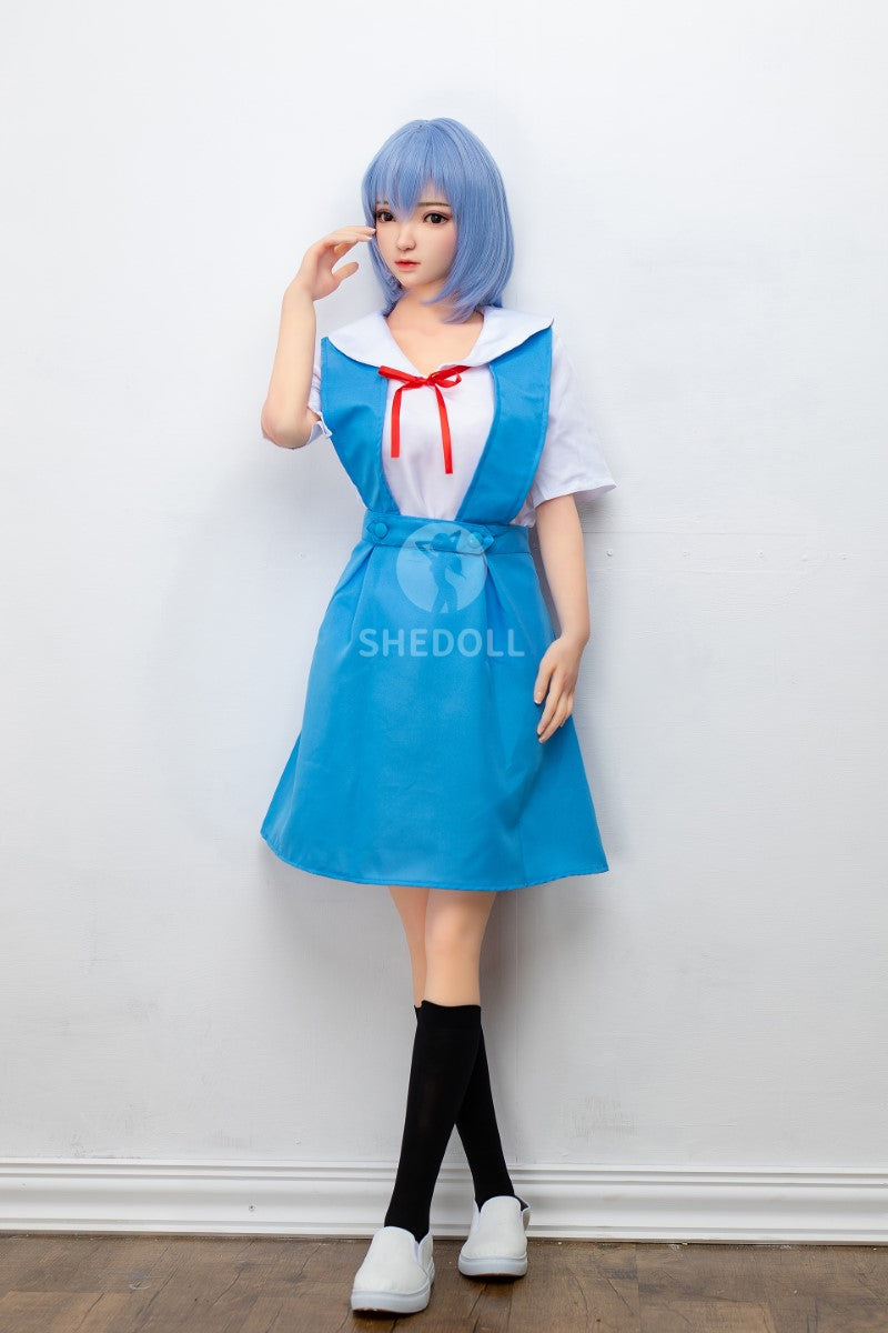 Rei Ayanami seksinukk (SHEDOLL 148 cm D-Cup # SH021 TPE + silikoon)