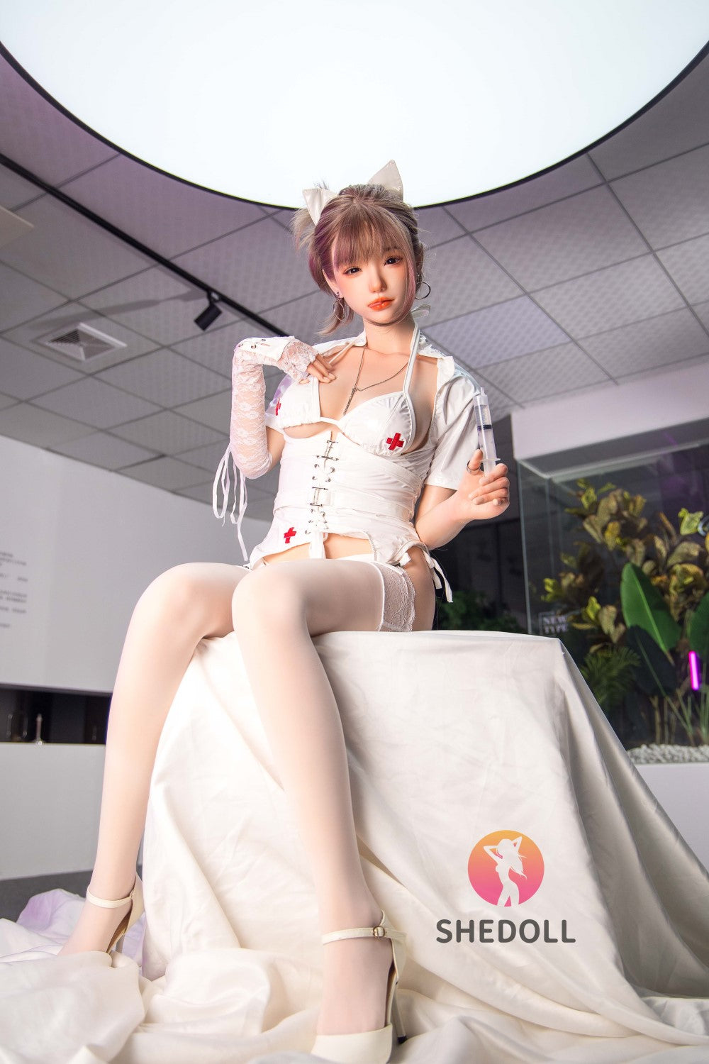 Charlene seksnukk (SHEDOLL 158 cm C-Cup #SH043 2.0 silikoon)