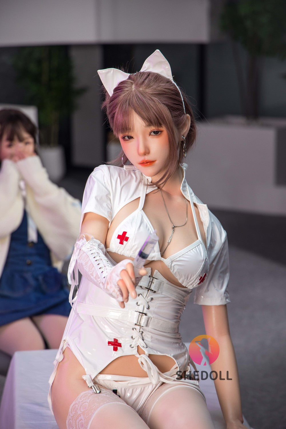Charlene seksnukk (SHEDOLL 158 cm C-Cup #SH043 2.0 silikoon)