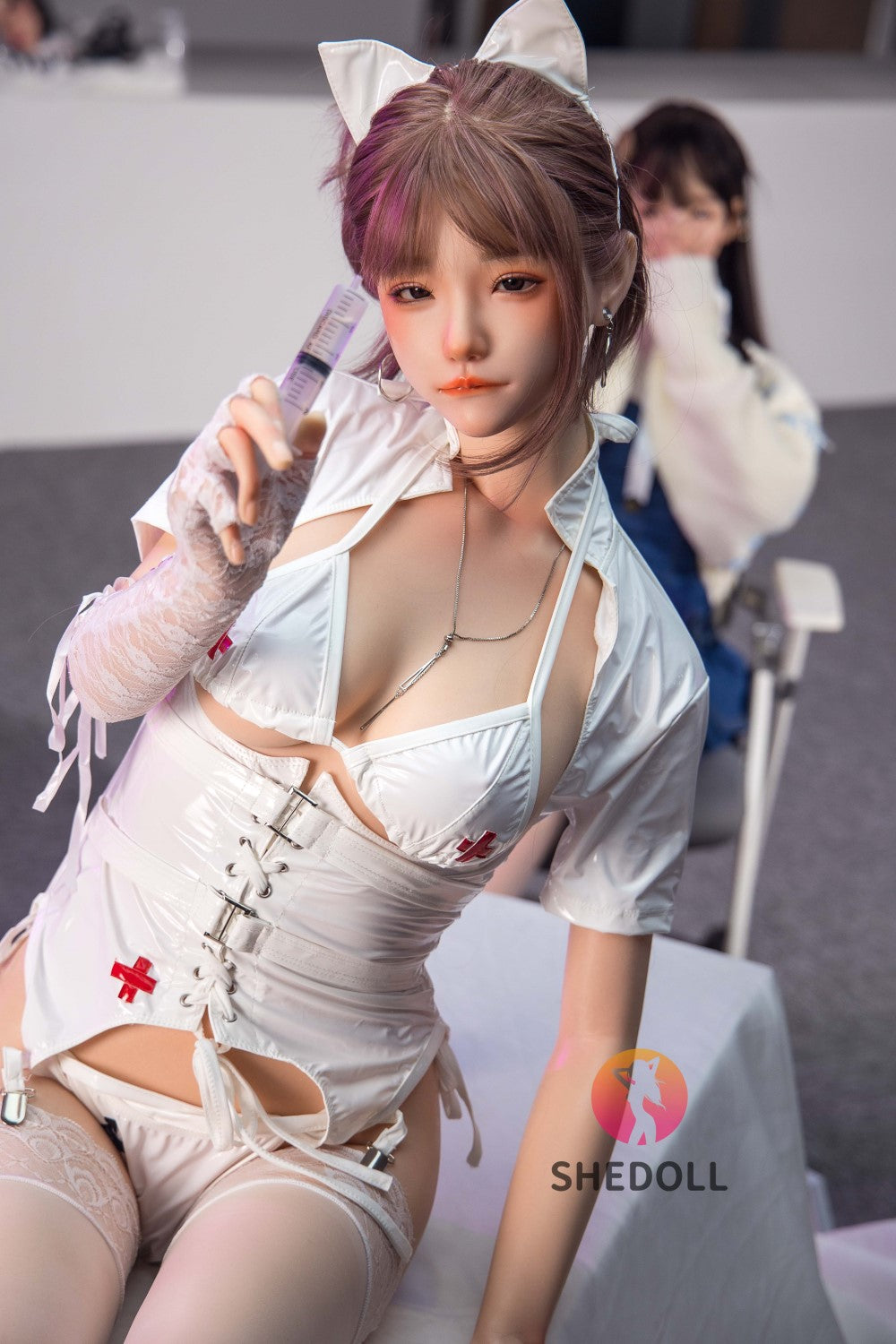 Charlene seksnukk (SHEDOLL 158 cm C-Cup #SH043 2.0 silikoon)
