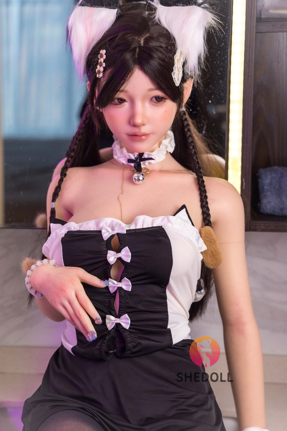Sylvia seksnukk (SHEDOLL 148cm D-Cup #SH048 Silikoon)