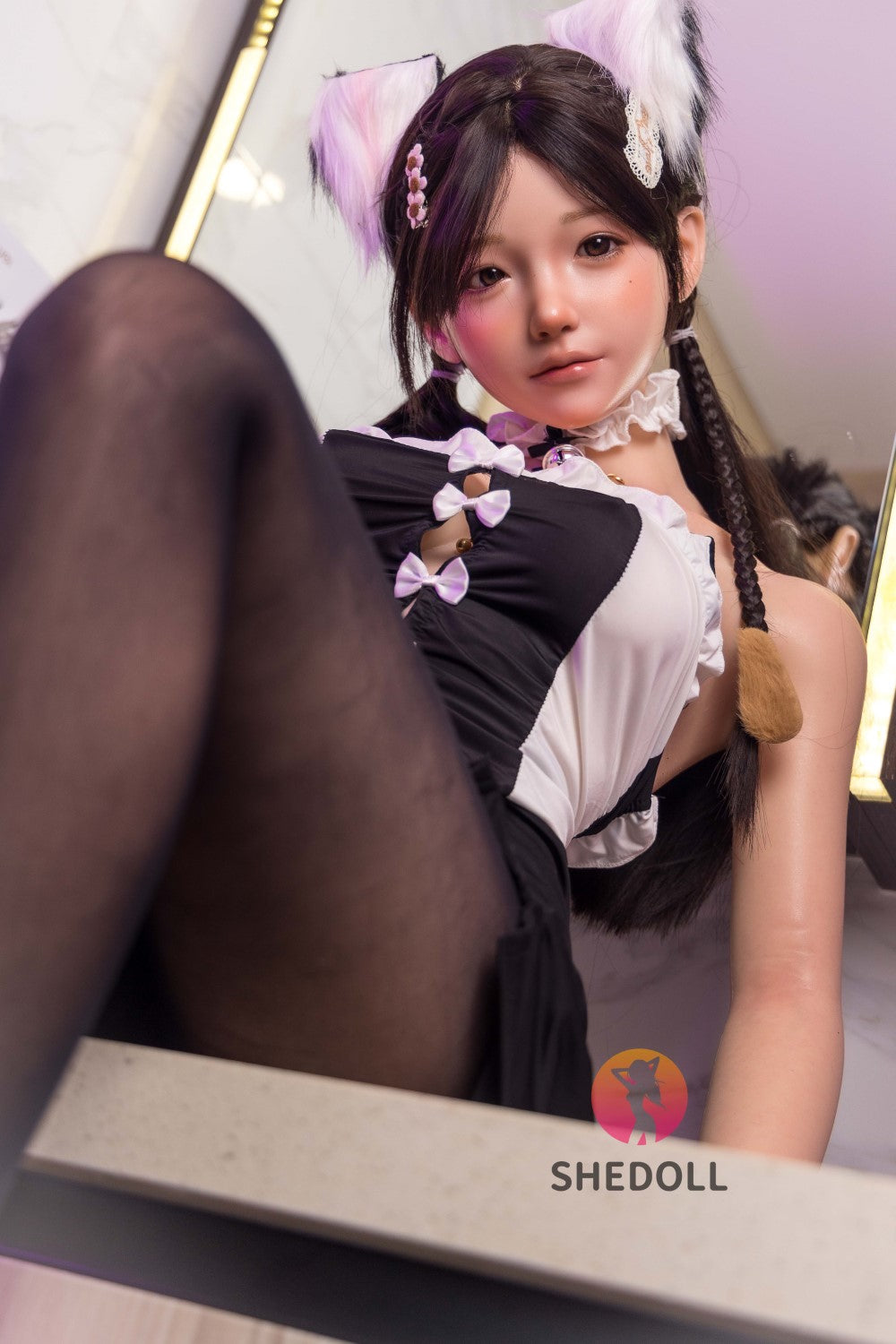 Sylvia seksnukk (SHEDOLL 148cm D-Cup #SH048 Silikoon)