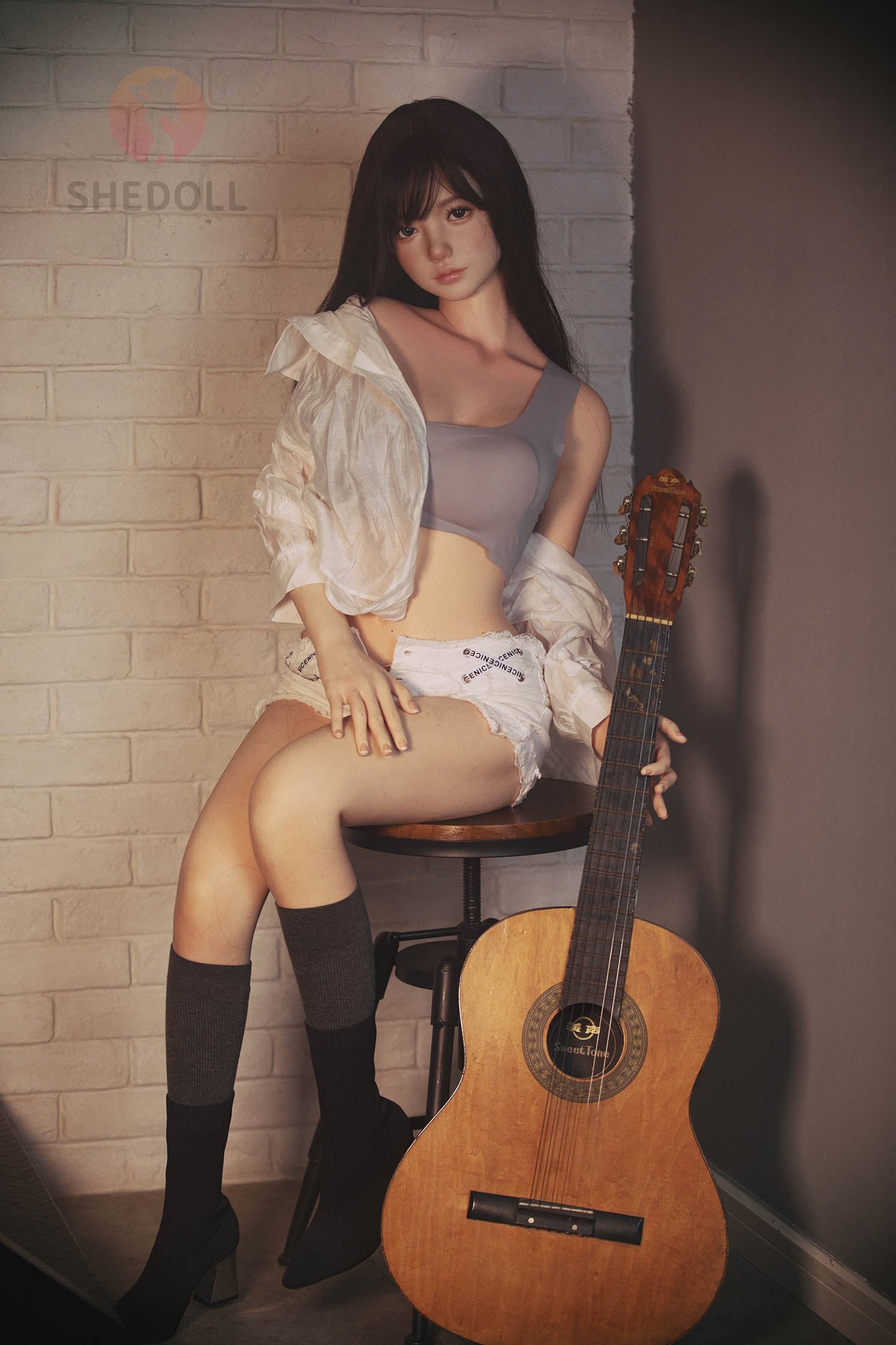 Kaena seksnukk (SHEDOLL 158 cm C-Cup #SH059 silikoon)